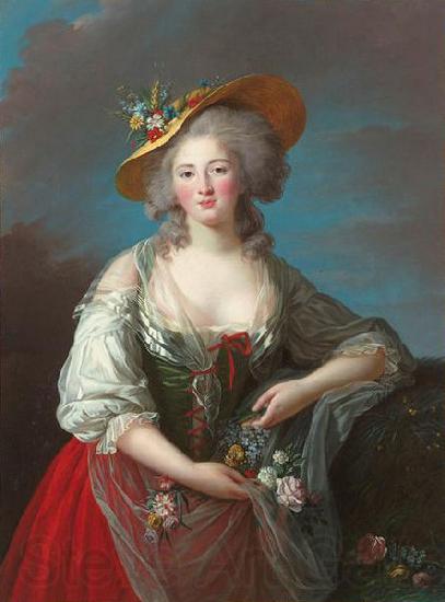 Elisabeth LouiseVigee Lebrun Princess Elisabeth of France Spain oil painting art